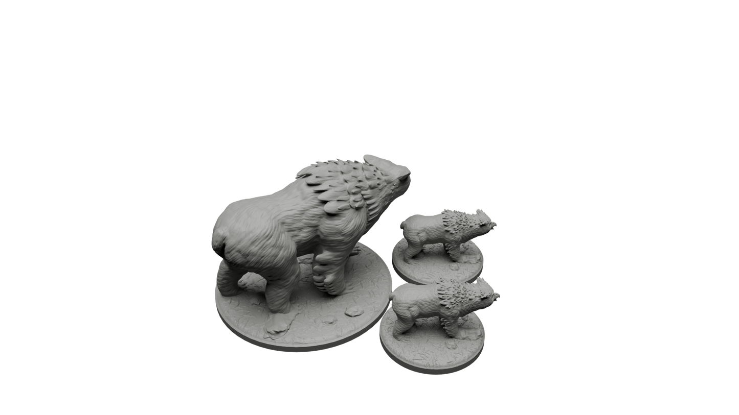 Owlbear and Cubs