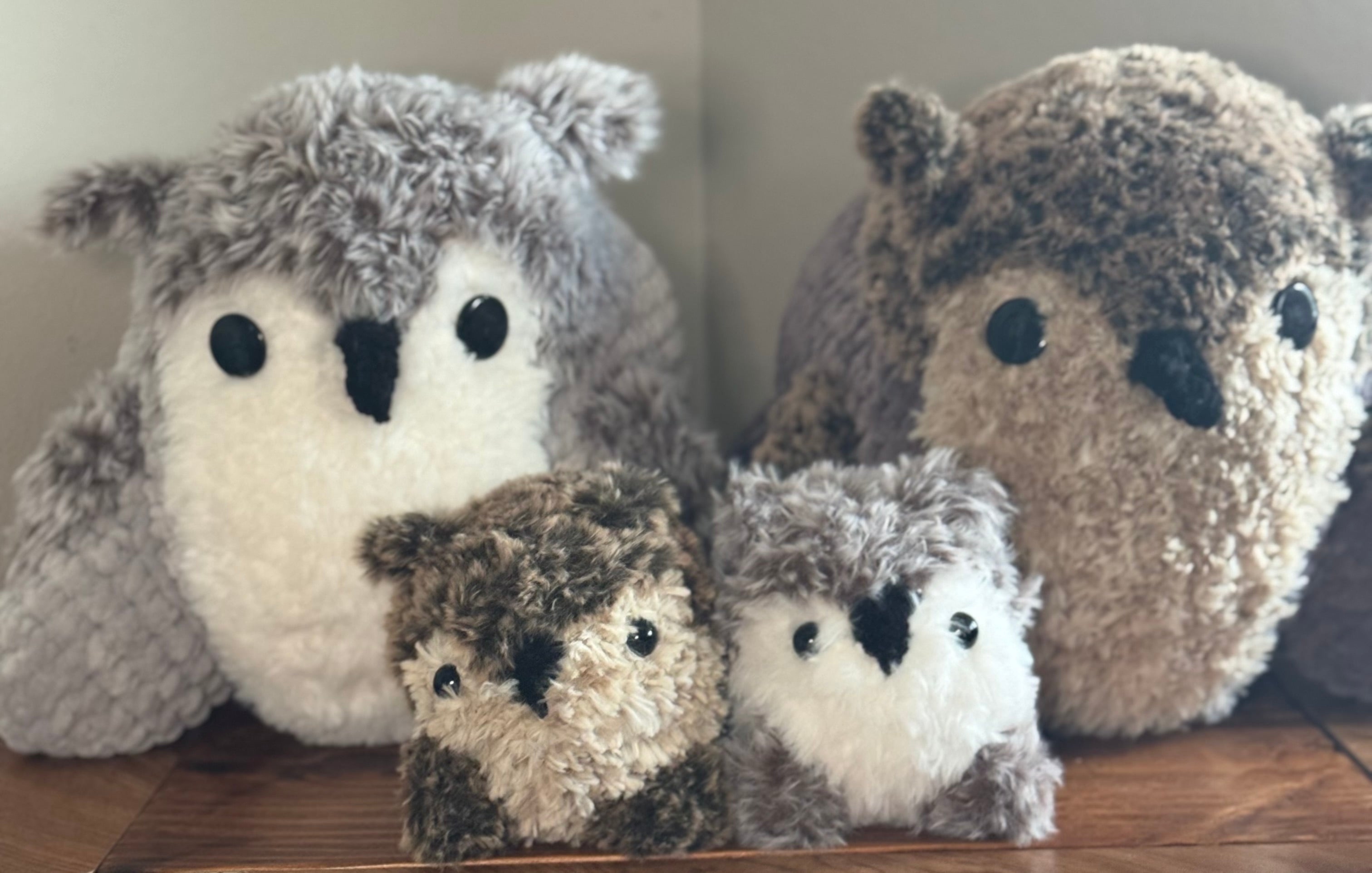 Owl Bear Plushies