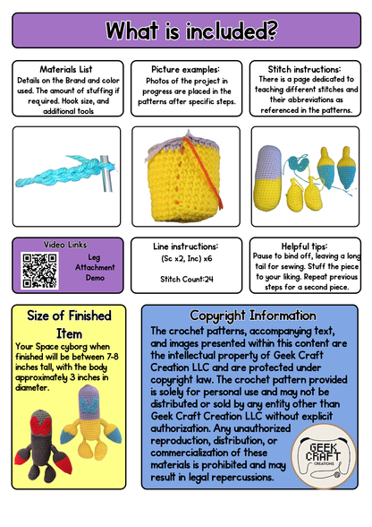 Pattern - Space Cyborg: Difficulty Level 3