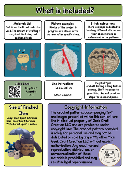 Pattern - Forrest Spirits: Difficulty Level 2