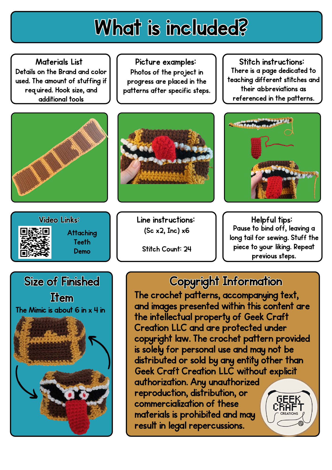Reversible Mimic Pattern: Difficulty Level 2