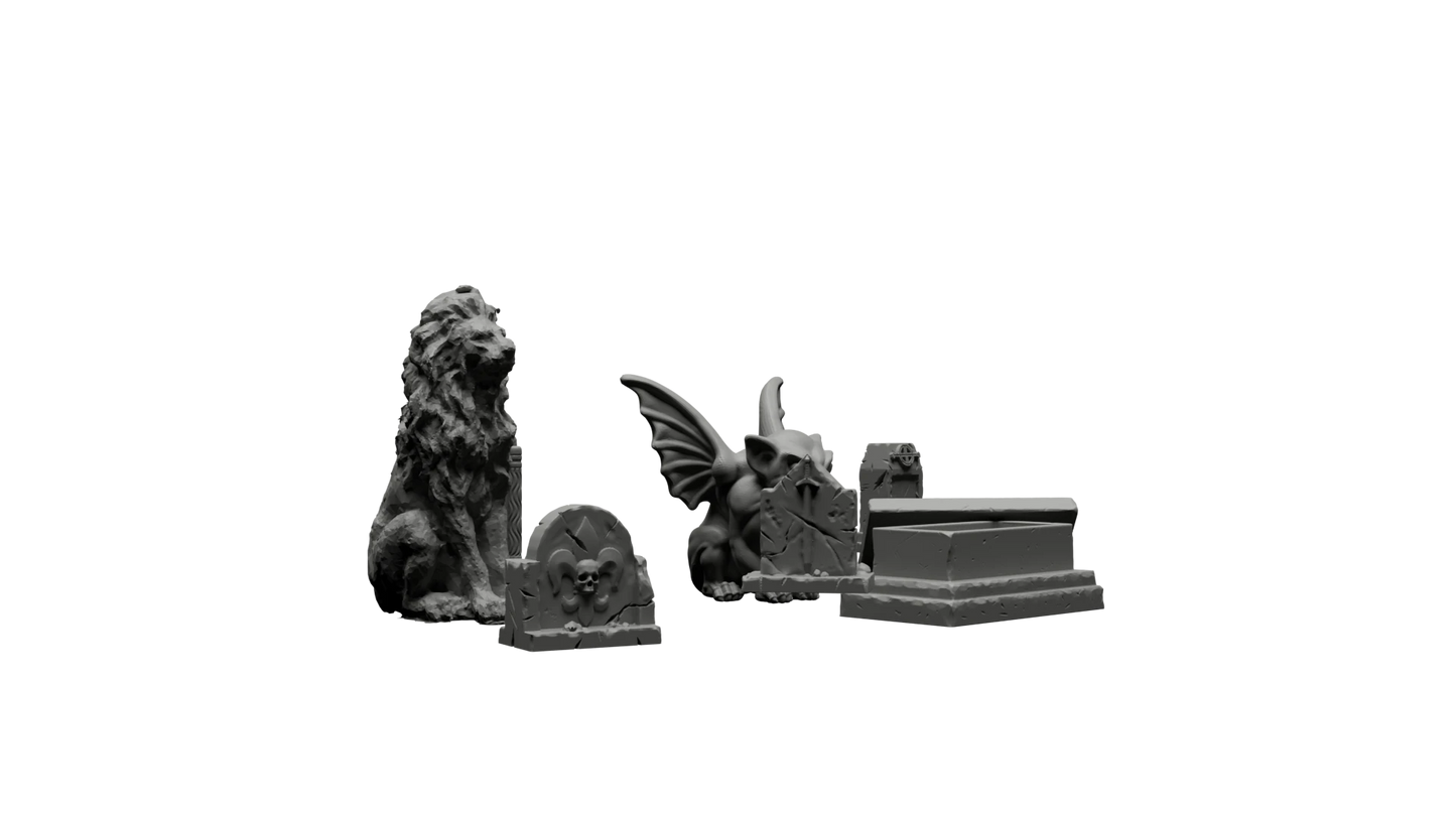 Graveyard Terrain pack