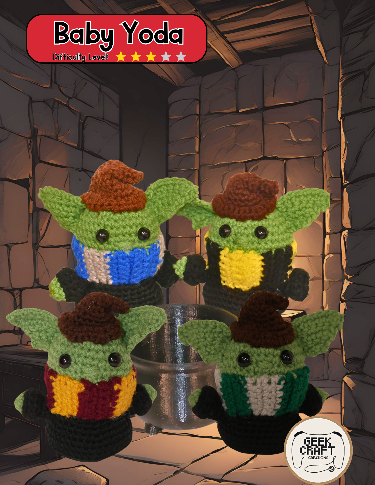 Baby Yoda Pattern: Difficulty Level 3