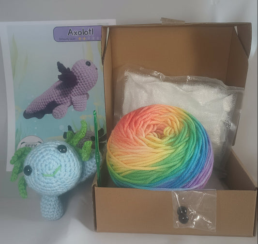 Kit - Axolotl: Difficulty Level 2: Choose your own color