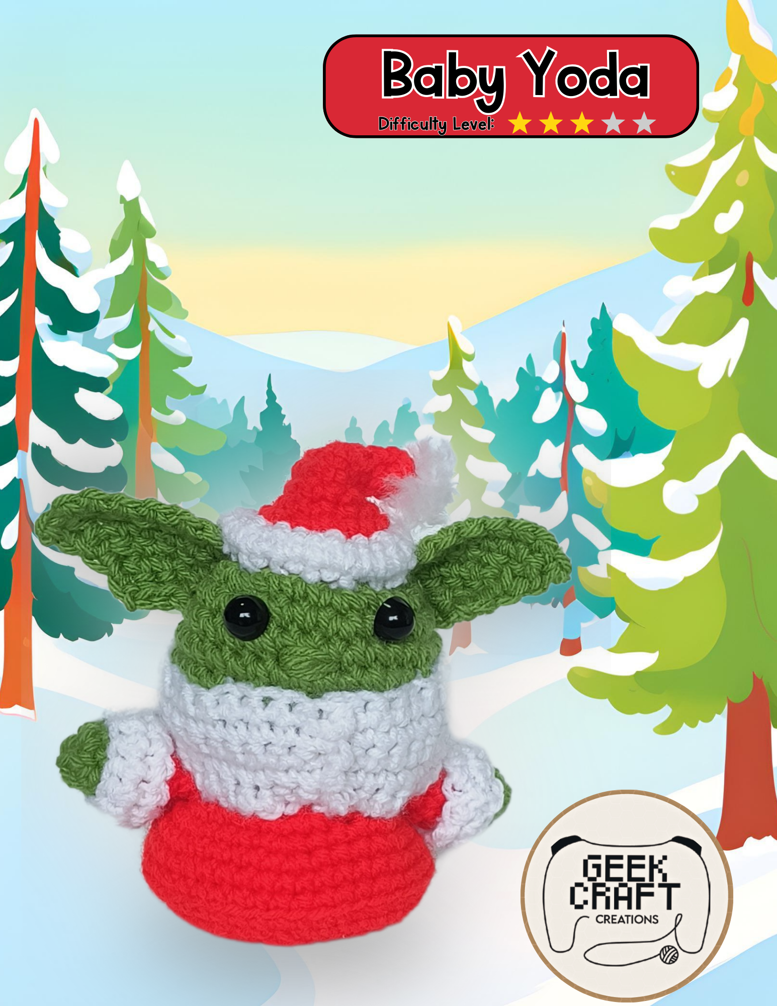 Baby Yoda Pattern: Difficulty Level 3