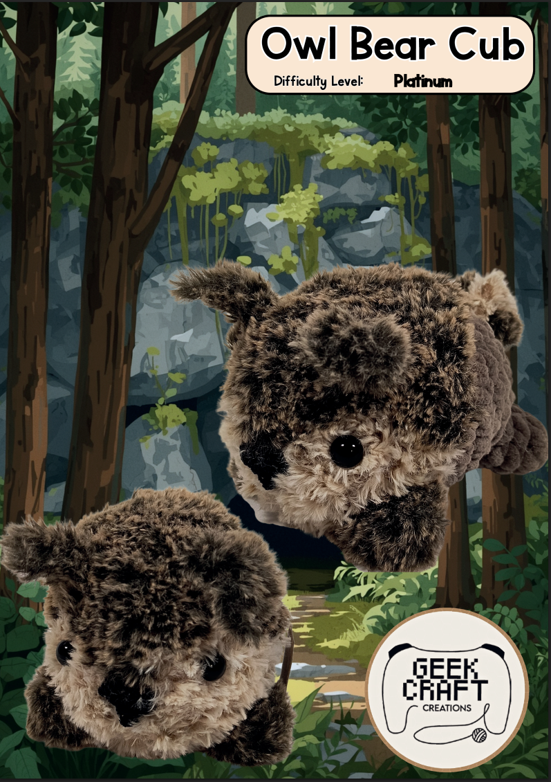 Pattern- Owl Bear Cub: Difficulty Level Platinum