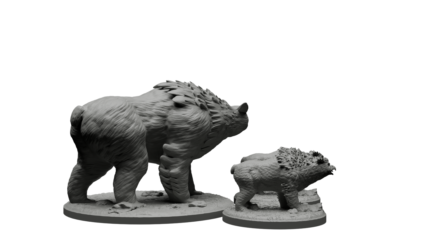 Owlbear and Cubs