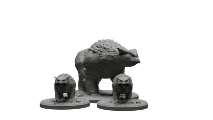 Owlbear and Cubs