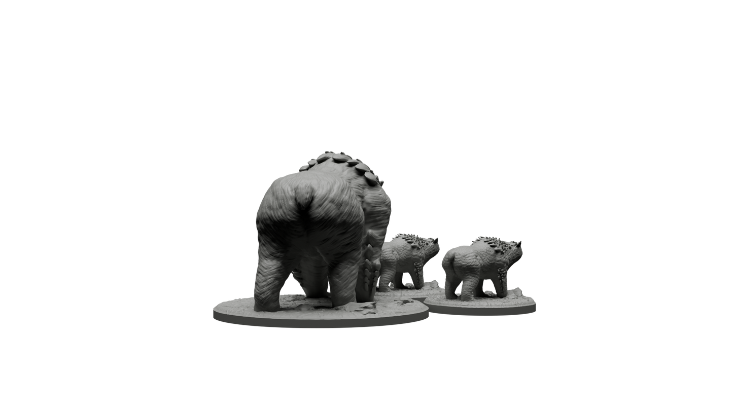 Owlbear and Cubs