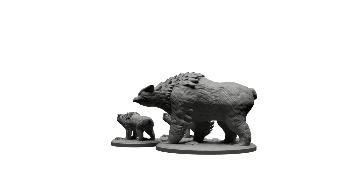Owlbear and Cubs