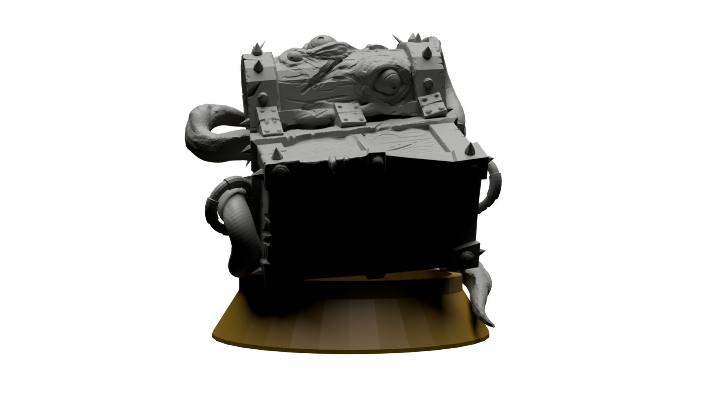 Mimic dice tower