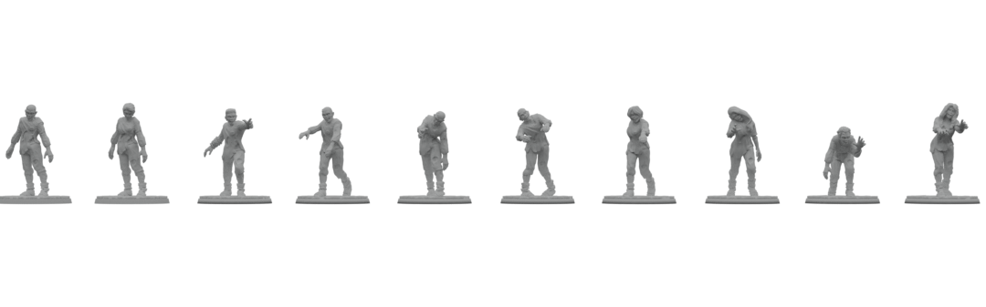 Zombie horde